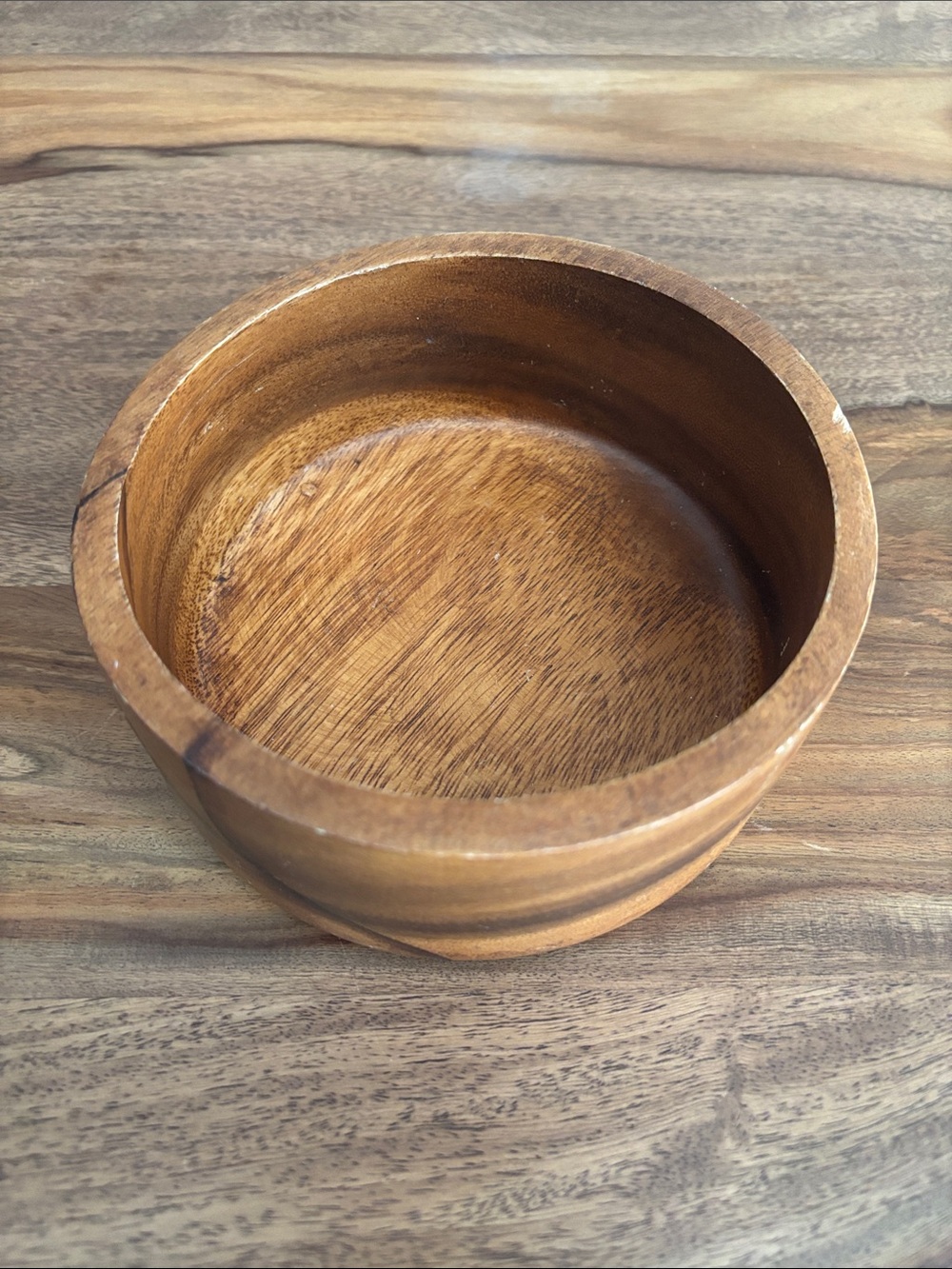 Pier 1 Wooden Bowl in Warm Brown